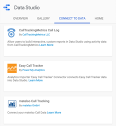 calltracking Anbieter-Connectoren