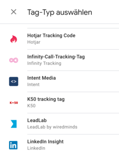Calltracking Connectoren Tag-Manager