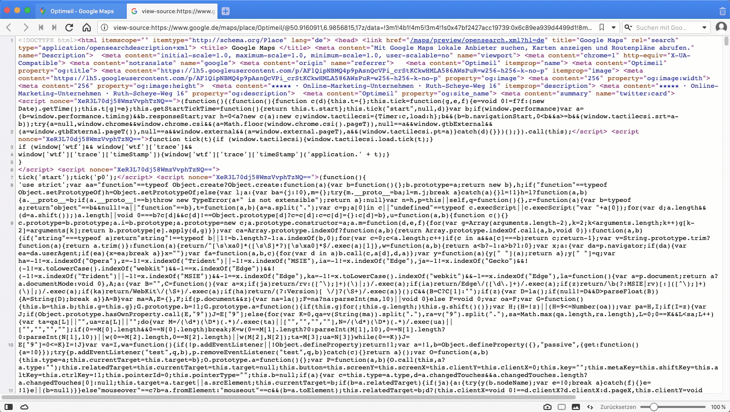 Google My Business Kategorien finden Schritt 3